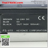 (D)Used*, FS-V11 Fiber Optic Sensor Amplifier, Fiber Amplifier Spec 1.2m, KEYENCE 