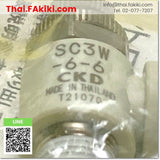 (A)Unused, SC3W-6-6 One-Touch Fitting, ฟิตติ้ง สเปค -, CKD