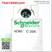 (C)Used, XC60C20A Circuit breaker, เบรกเกอร์ลูกย่อย สเปค 1P 20A, SCHNEIDER