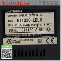 Junk, GT1020-LBLW Graphic Operation Terminal, GOT, หน้าจอแสดงผล GOT สเปค DC24V, MITSUBISHI