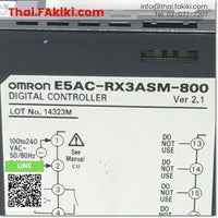 (B)Unused*, E5AC-RX3ASM-800 Digital Temperature Controller, เครื่องควบคุมอุณหภูมิแบบดิจิตอล สเปค 96×96mm, OMRON