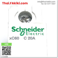 (D)Used*, XC60C20A Circuit breaker, เบรกเกอร์ลูกย่อย สเปค 1P 20A, SCHNEIDER