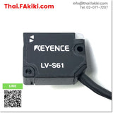 (A)Unused, LV-S61 Small digital laser sensor head, หัวเซนเซอร์เลเซอร์ดิจิตอลขนาดเล็ก สเปค -, KEYENCE