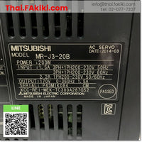 (D)Used*, MR-J3-20B Servo Amplifier, ชุดควบคุมการขับเคลื่อนเซอร์โว สเปค AC200V 0.2kW, MITSUBISHI
