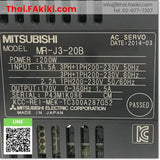 Junk, MR-J3-20B Servo Amplifier, ชุดควบคุมการขับเคลื่อนเซอร์โว สเปค AC200V 0.2kW, MITSUBISHI