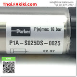 (A)Unused, P1A-S025DS-0025 Rod Cylinder, ก้านกระบอก สเปค Tube inner diameter 25mm, Cylinder stroke 25mm, PARKER