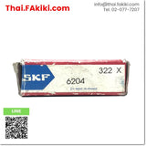 (B)Unused*, 6204 Bearing, bearing specs -, SKF 