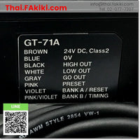 (A)Unused, GT-71A Digital Sensor Amplifier, ดิจิตอลเซนเซอร์แอมพลิฟายเออร์ สเปค -, KEYENCE