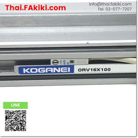 (D)Used*, ORV16X100 Rod less cylinder, กระบอกไร้ก้าน สเปค Tube inner diameter16mm,Cylinder stroke100mm, KOGANEI