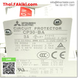 (A)Unused, CP30-BA Circuit Protector, เซอร์กิตโพรเทคเตอร์ สเปค 1P 3A, MITSUBISHI
