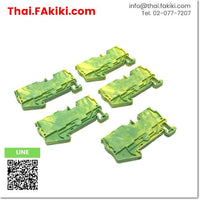 (C)Used, PT4-TWIN-PE Ground terminal, ขั้วต่อสายดิน สเปค 5pcs/pack, PHOENIX CONTACT