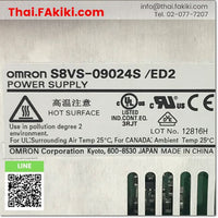 (D)Used*, S8VS-09024S Switching Power Supply, Switching power supply specs DC24V 3.75A, OMRON 