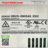 (D)Used*, S8VS-09024S Switching Power Supply, แหล่งจ่ายไฟแบบสวิตชิ่ง สเปค DC24V 3.75A, OMRON