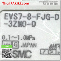 (C)Used, EVS7-8-FJG-D-3ZM0-Q DC24V, Solenoid Valve, โซลินอยด์วาล์ว, SMC