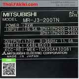 Junk, MR-J3-200TN AC200V 2kW, Servo Amplifier, ชุดควบคุมการขับเคลื่อนเซอร์โว, MITSUBISHI