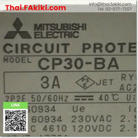 (A)Unused, CP30-BA 2P 3A, Circuit Protector, เซอร์กิตโพรเทคเตอร์, MITSUBISHI