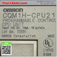 (D)Used*, CQM1H-CPU21 16points, CPU Module, ซีพียูโมดูล, OMRON