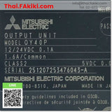 (A)Unused, QY40P 16point, Transistor Output Module, เอ้าท์พุทโมดูล, MITSUBISHI