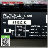(A)Unused, PG-610, Photoelectric Sensor Amplifier, โฟโตอิเล็กทริคเซนเซอร์ชนิดแอมพลิฟายเออร์, KEYENCE