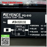 (A)Unused, PG-610, Photoelectric Sensor Amplifier, โฟโตอิเล็กทริคเซนเซอร์ชนิดแอมพลิฟายเออร์, KEYENCE