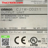 (D)Used*, CJ1W-OD211 16points, Transistor Output Module, เอ้าท์พุทโมดูล, OMRON