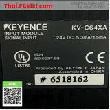 (D)Used*, KV-C64XA 64points, PLC I/O Module, โมดูล PLC I/O, KEYENCE