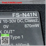 (B)Unused*, FS-N41N, Fiber Optic Sensor Amplifier, ไฟเบอร์แอมพลิฟายเออร์, KEYENCE