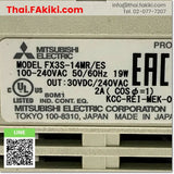 (D)Used*, FX3S-14MR/ES AC100-240V, PLC Main Module, พีแอลซียูนิตหลัก, MITSUBISHI