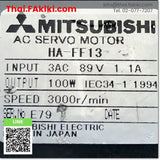 (D)Used*, HA-FF13 0.1kW, Servo Motor, เซอร์โวมอเตอร์, ORIENTAL MOTOR