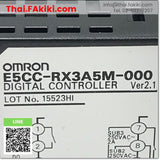 (A)Unused, E5CC-RX3A5M-000 AC100-240V 48×48mm Ver2.1, Digital Temperature Controllers, เครื่องควบคุมอุณหภูมิ, OMRON