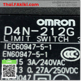 (B)Unused*, D4N-212G 1NC/1NO, Limit Switch, ลิมิตสวิตช์, OMRON