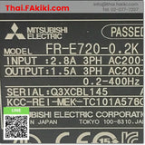 (A)Unused, FR-E720-0.2K AC200V, Inverter, อินเวอร์เตอร์, MITSUBISHI