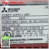 (A)Unused, Q61P AC100-240V, Power Supply, พาวเวอร์ซัพพลาย, MITSUBISHI