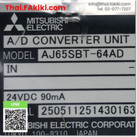 (A)Unused, AJ65SBT-64AD DC24V, CC-Link / Remote Module, โมดูลระยะไกล, MITSUBISHI