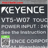 (A)Unused, VT5-W07, Touch panel, จอสัมผัส, KEYENCE