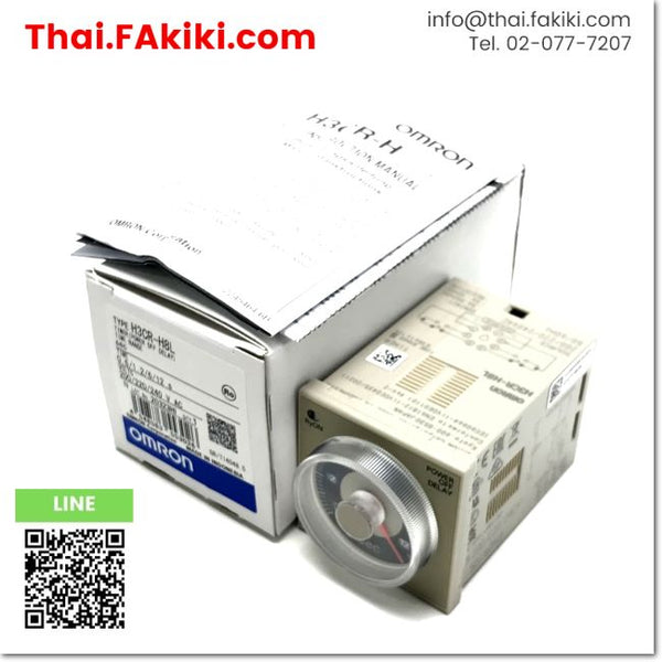 (B)Unused*, H3CR-H8L 0.6-12s AC200-240V, Solid State Timer, เครื่องจับเวลาโซลิดสเตต, OMRON