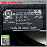 (A)Unused, FS-N41N, Digital fiber senser, ดิจิตอลไฟเบอร์เซนเซอร์, KEYENCE