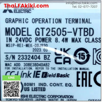 (B)Unused*, GT2505-VTBD DC24V 5.7Inch, Graphic Operation Terminal, GOT, หน้าจอแสดงผล GOT, MITSUBISHI