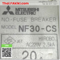 Junk, NF30-CS 20A, No-Fuse Breaker, เบรกเกอร์โนฟิวส์, MITSUBISHI