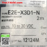 (A)Unused, E2E-X3D1-N M12 NO, Proximity sensor, พรอกซิมิตี้เซนเซอร์, OMRON