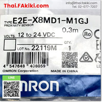 (A)Unused, E2E-X8MD1-M1GJ 0.3m, Proximity Sensor, พร็อกซิมิตี้เซนเซอร์, OMRON