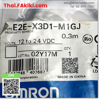 (B)Unused*, E2E-X3D1-M1GJ 0.3m, Proximity Sensor, พร็อกซิมิตี้เซนเซอร์, OMRON