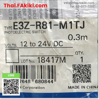 (B)Unused*, E3Z-R81-M1TJ 0.3m, Photoelectric Sensor, โฟโตอิเล็กทริคเซนเซอร์, OMRON