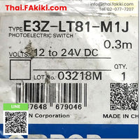 (B)Unused*, E3Z-LT81-M1J 0.3m, Photoelectric Sensor, โฟโตอิเล็กทริคเซนเซอร์, OMRON