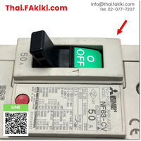 (D)Used*, NF63-CV 2P 50A, No-Fuse Breaker, เบรกเกอร์โนฟิวส์, MITSUBISHI