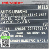 (D)Used*, QD62 2ch, High Speed Counting Module, โมดูลการนับความเร็วสูง, MITSUBISHI