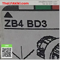 (B)Unused*, ZB4BD3 Ø22, Push Button Switch, สวิตช์ปุ่มกด, SCHNEIDER