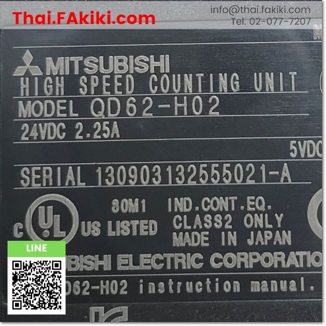 (D)Used*, QD62-H02 2ch, High Speed Counting Module, High Speed Cou ...