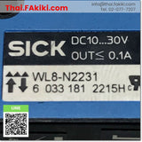 (D)Used*, WL8-N2231, Photoelectric Sensor, โฟโตอิเล็กทริคเซนเซอร์, SICK