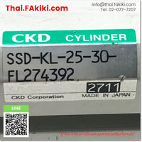 (C)Used, SSD-KL-25-30-FL274392  tube inner diameter25mm Cylinder stroke 30mm, Compact Cylinder, กระบอกสูบแบบคอมแพ็ค, CKD